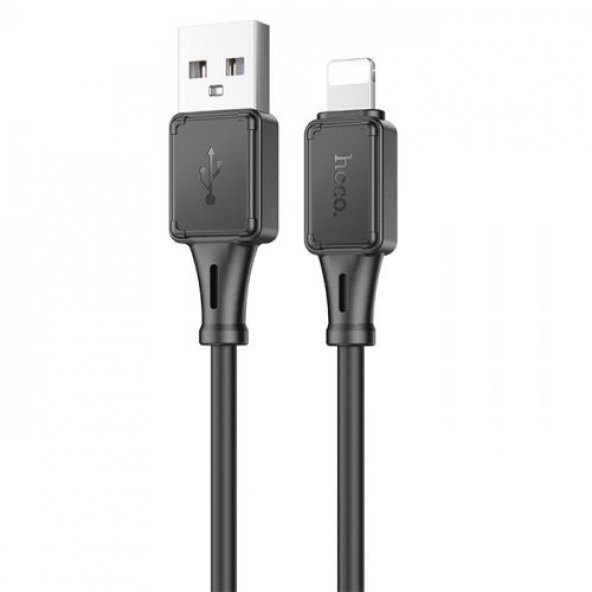 Polham HC Series 1MT 2.4A USB to iPhone Lightning Ultra Hızlı Şarj ve Data Kablosu, Akım ve Isı Korumalı Kopmaz Kablo