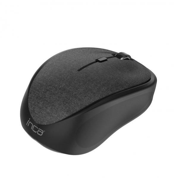 Inca IWM-300RG Kumaş Yüzey 7 LED Wireless Mouse Gri - 4