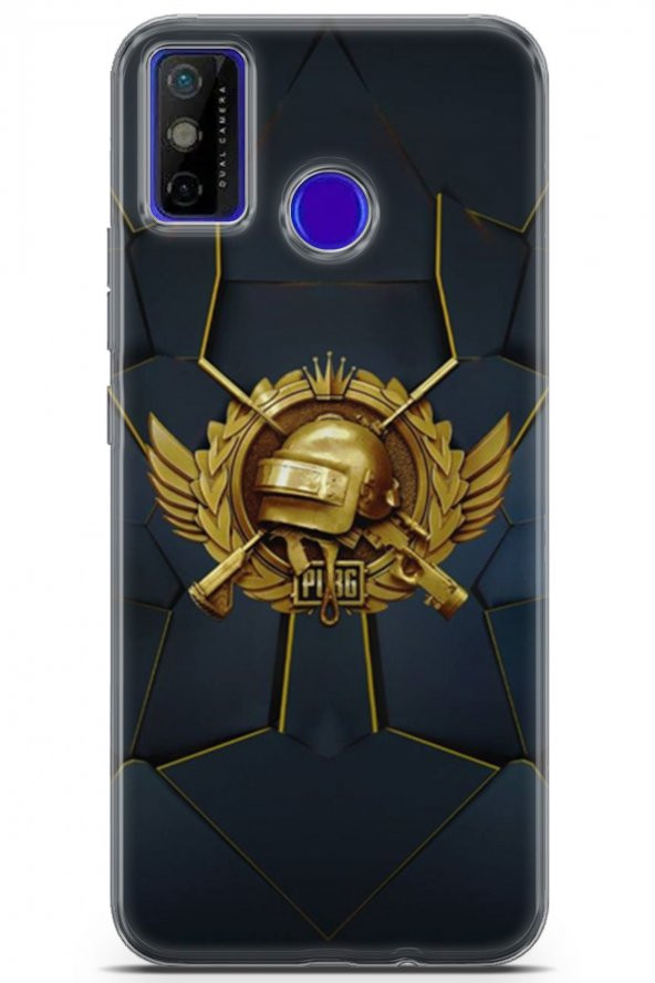Tecno Spark 6 Go Uyumlu Kılıf Pubg 16 Kab Amblem