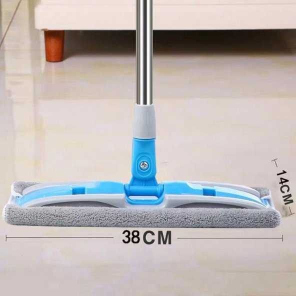 Mor Teleskopik Mandallı Mikrofiber Sihirli Mop Yüzey Temizleyici (duvar,fayans,yer,cam) - 4