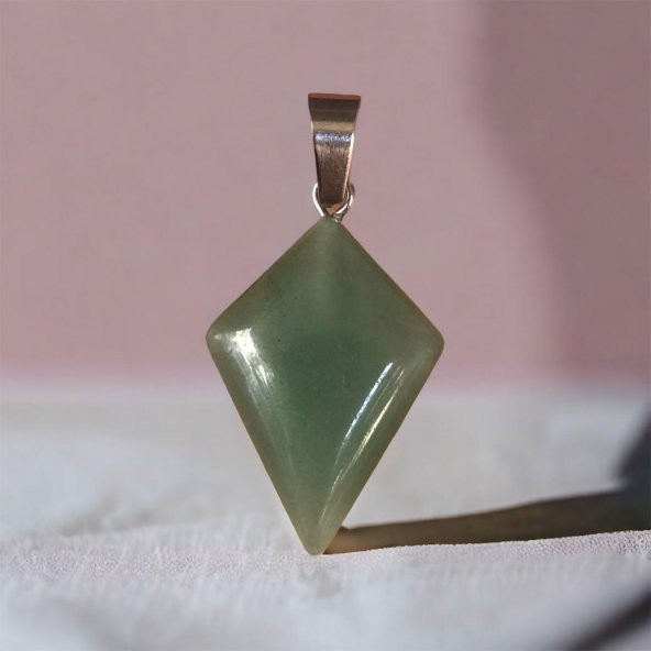 Aventurin Doğal Taş Kolye Ucu