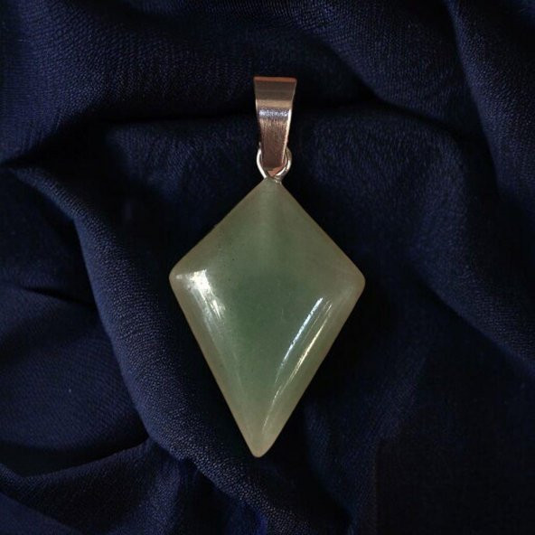 Aventurin Doğal Taş Kolye Ucu - 3