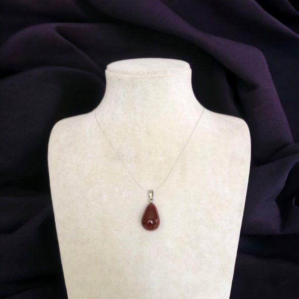 Akik Doğal Taş Kolye Ucu - 2