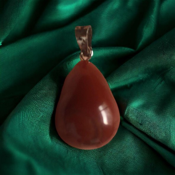 Akik Doğal Taş Kolye Ucu - 3