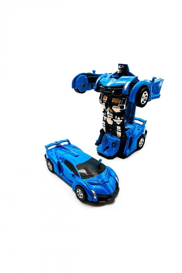 Transformers Bumblebee Robota Dönüşebilen Oyuncak Araba Mavi