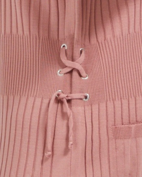 Kadın Standart Triko Mevsimlik Cepli Günlük Yelek - 12