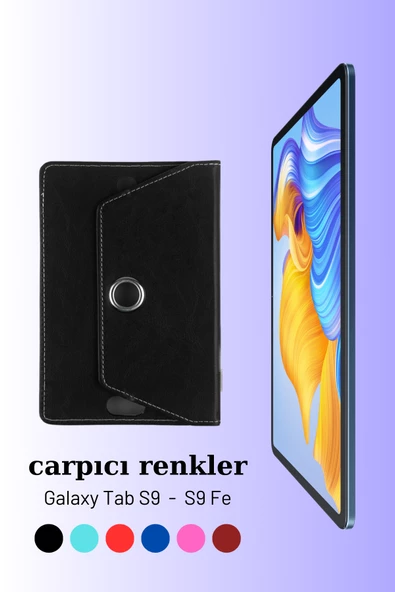 Galaxy Tab S9 Uyumlu Universal 11 inç Kılıf Pu Deri Standlı Tablet Kılıf - 6