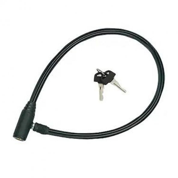 12*800MM BİSİKLET KİLİDİ SİYAH - 2