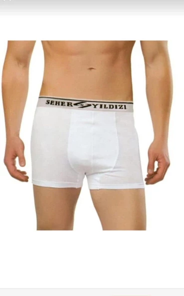 SEHER YILDIZI 0060 ERKEK LİKRALI BOXER 12 ADET - 2