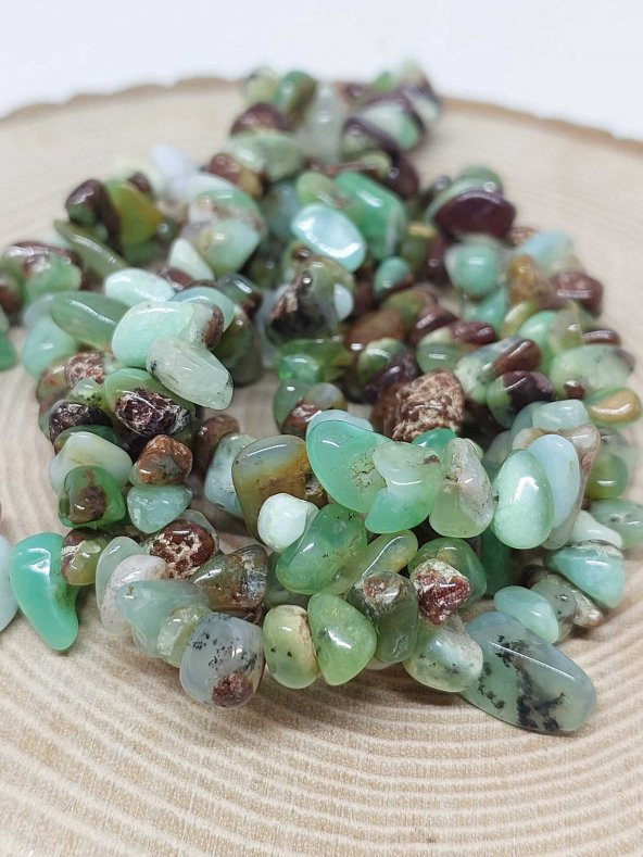 Krizopras Kırık Doğal Taş Dizisi