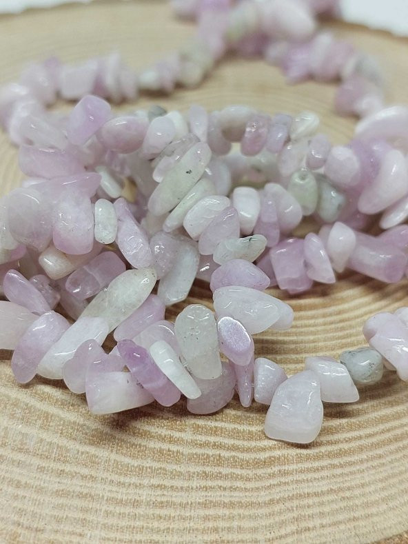 Kunzit Kırık Doğal Taş Dizisi - Resim 3