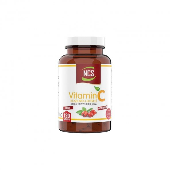 Ncs Vitamin C Kuşburnu Ekstresi Beta Glukan Içeren Takviye Edici Gıda 120 Tablet - 2