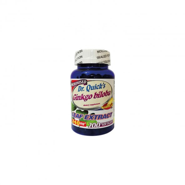 Dr Quicks Ginkgo Biloba 200 Kapsül