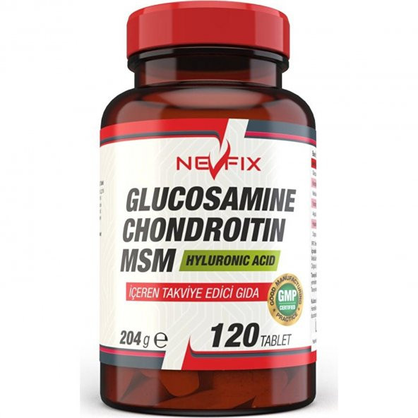 Nevfix Glucosamine 120 Tablet Chondroitin Msm Yumurta Kabuğu Zarı
