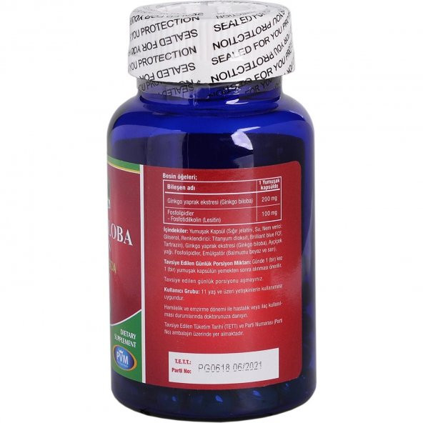 Vitapol Ginkgo Biloba Lecithin 100 Softgel - 2