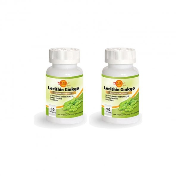 Force Nutrition Lesitin Ginkgo Biloba Koenzym Q10 90 Kapsül 2 Kutu