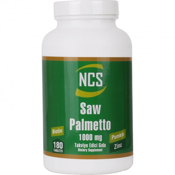 Ncs Saw Palmetto 1000 Mg Pumpkin Biotin Zinc Complex 2 Kutu 360 Tablet