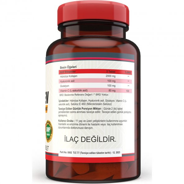 Nevfix Vitamin C Hyaluronic Acid Collagen 120 Tablet - 2