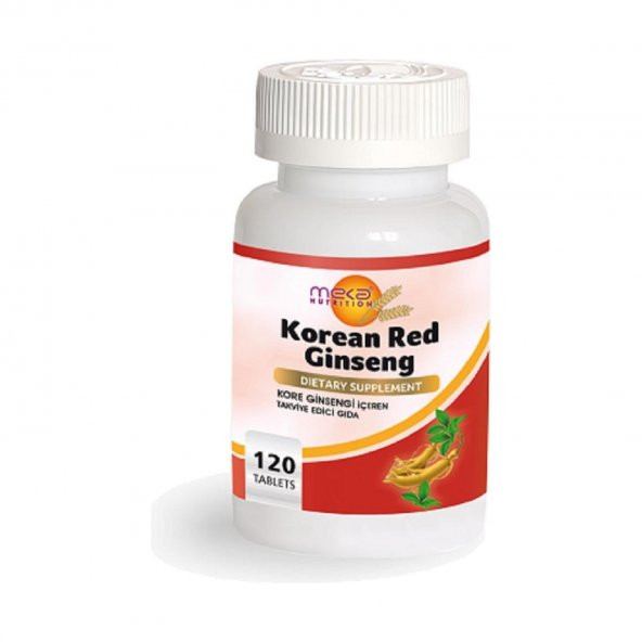 Meka Nutrition Korean Red Ginseng 500 Mg 120 Tablet ürün görseli