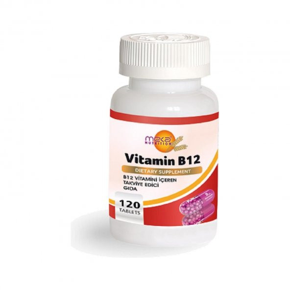 Meka Nutrition Vitamin B-12 1.000 Mcg 120 Tablet