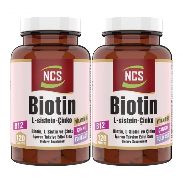 Ncs Biotin L Sistein Çinko Bakır Folik Asit 240 Tablet