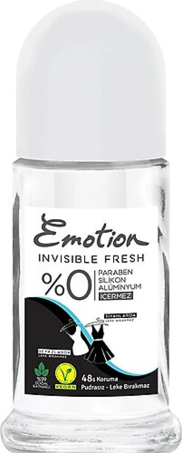 EMOTİON ROLLON 50ML INVISIBLE FRESH