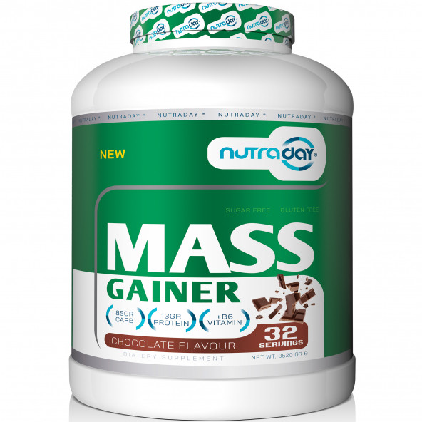 Nutraday Karbonhidrat Tozu Mass Gainer 3520 Gram Hacim Kütle Kas GainerMass