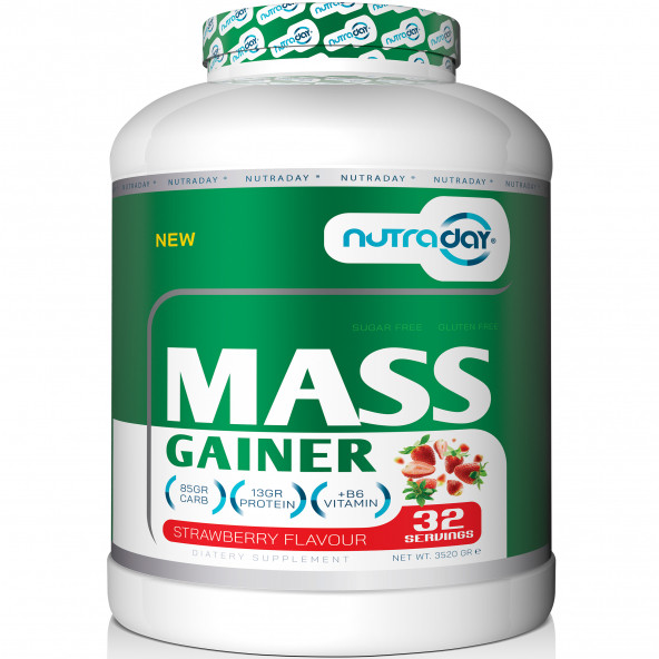 Nutraday Karbonhidrat Tozu Mass Gainer 3520 Gram Hacim Kütle Kas GainerMass - 3