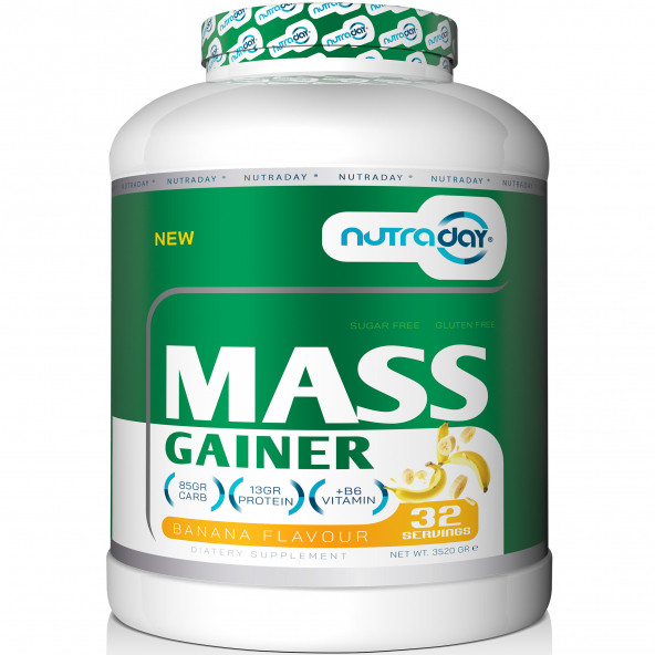 Nutraday Karbonhidrat Tozu Mass Gainer 3520 Gram Hacim Kütle Kas GainerMass - 4