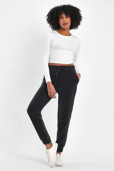 Süperlife Kadın Rahat Kalıp Softech Polar Sweat Eşofman Altı SPR24EA97 - 3
