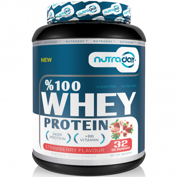 Nutraday Whey Protein 976 gr Protein Tozu 24 gram Protein 32 Servis - 2