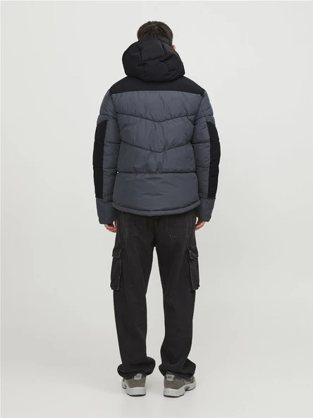 JACK JONES Erkek Kapüşonlu Su Geçirmez Mont 12239001 - 2