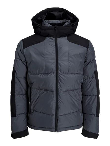JACK JONES Erkek Kapüşonlu Su Geçirmez Mont 12239001 - 7