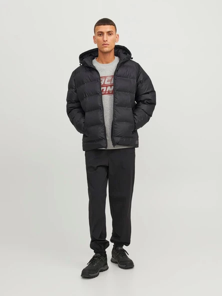JACK JONES Erkek Suya Dayanıklı Rüzgar Geçirmez Şişme Mont 12239020 - 3