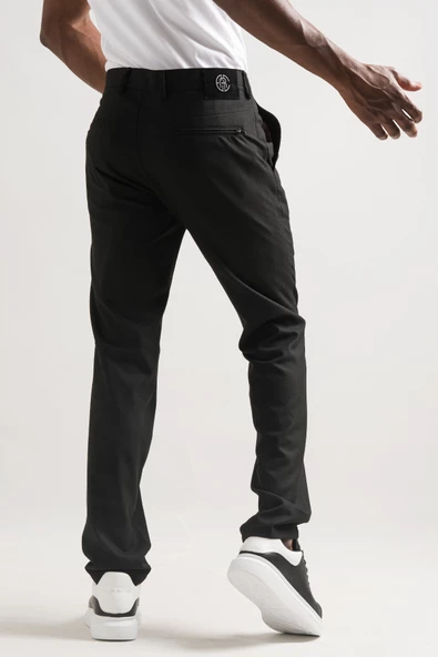 Ecer Slimfit Armürlü Kendinden Desenli Boru Paça Kışlık Erkek Kumaş Pantolon - 9