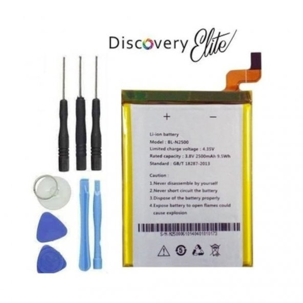 General Mobile Discovery E7 Elite Pil Batarya Bl-N2500 ve Tamir - 2