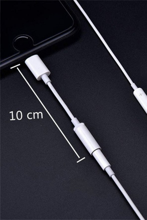 Iphone Tüm Serilerle Uyumlu Lightning Telefon Kulaklık Çevirici Aux Dönüştürücü Aparat Orjinal 7 8 X 11 12 13 14 Pro - 2