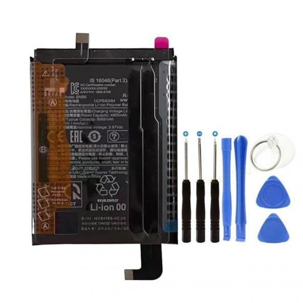 Xiaomi Redmi K40 Gaming 5G Pil Batarya BM56 ve Tamir Set