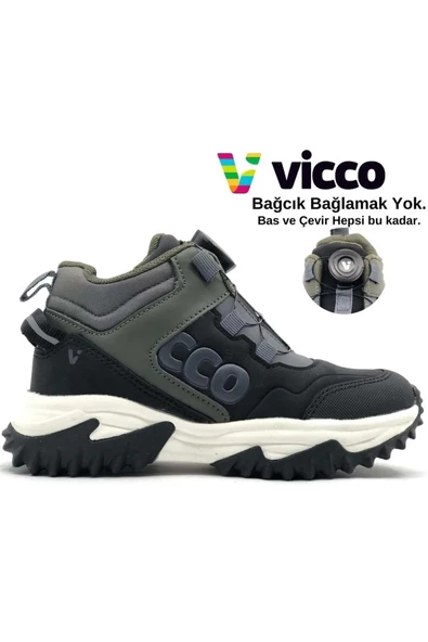 Vicco Luis Çocuk Bağcık Mekanizmalı Kısa Hafif Bot - 4