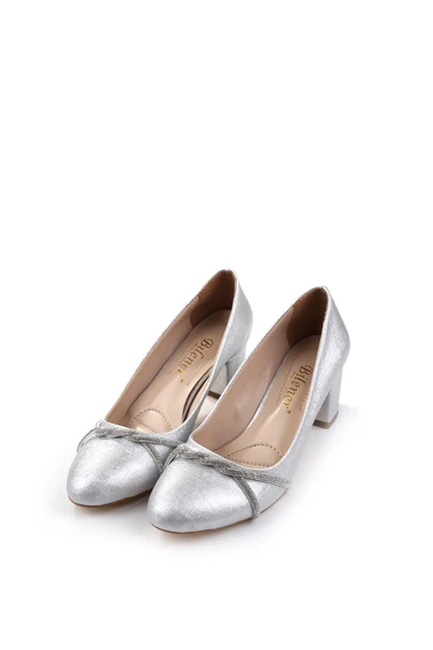 Bilener 3282 Kadın 6 cm Topuklu Cilt Ayakkabı - Resim 4