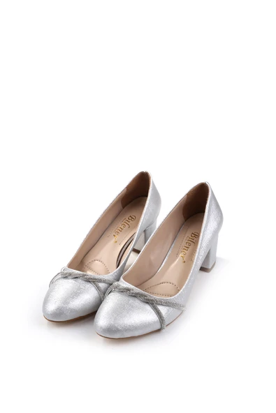 Bilener 3282 Kadın 6 cm Topuklu Cilt Ayakkabı - Resim 4