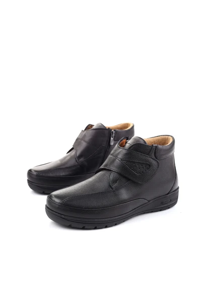 Dericibey 221 Hakiki Deri Ortopedik Taban Cırtlı Anne Bot - Resim 3