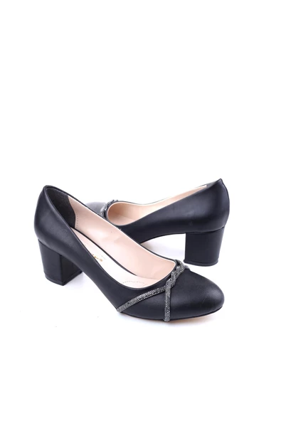 Bilener 3282 Kadın 6 cm Topuklu Cilt Ayakkabı - 5