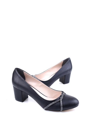 Bilener 3282 Kadın 6 cm Topuklu Cilt Ayakkabı ürün görseli 1