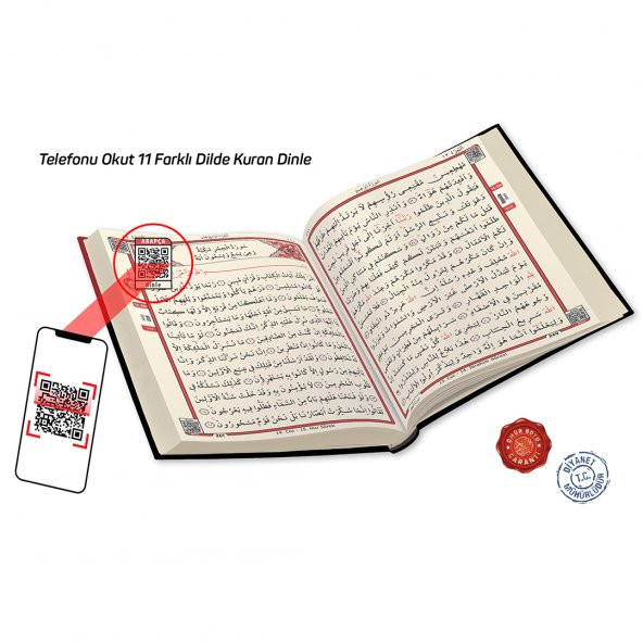 Kuranı Kerim Bilgisayar Hatlı Kabe Model Orta Boy - - Resim 2