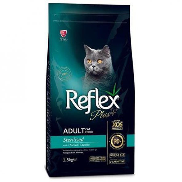 REFLEX PLUS STERILIZED CAT CHICKEN 1,5KG