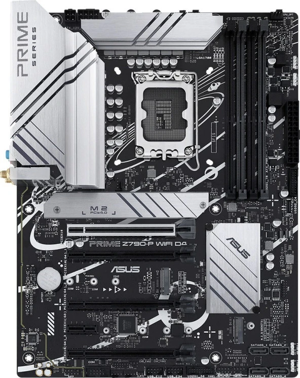 ASUS PRIME Z790-P WIFI D4 Intel Z790 LGA1700 5333 DDR4  ATX ANAKART (PRIME Z790-P WIFI D4)