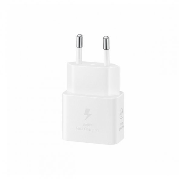 Samsung T2510N 25W Type-C PD Hızlı Şarj Adaptörü - Beyaz - 3