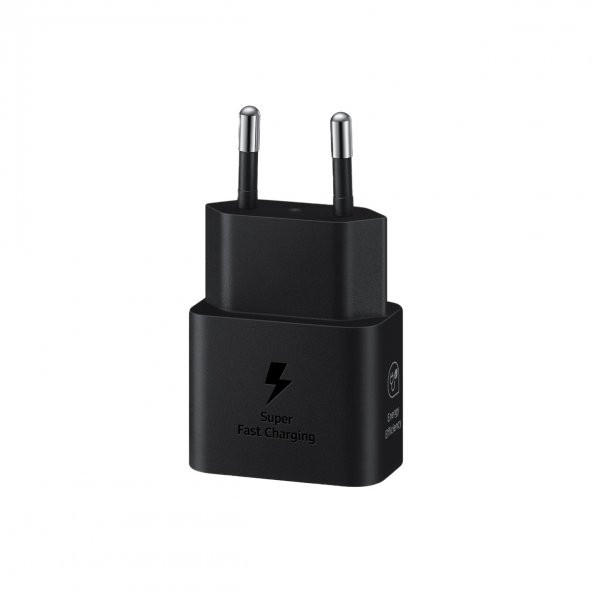 Samsung T2510N 25W Type-C PD Hızlı Şarj Adaptörü - Siyah - 3