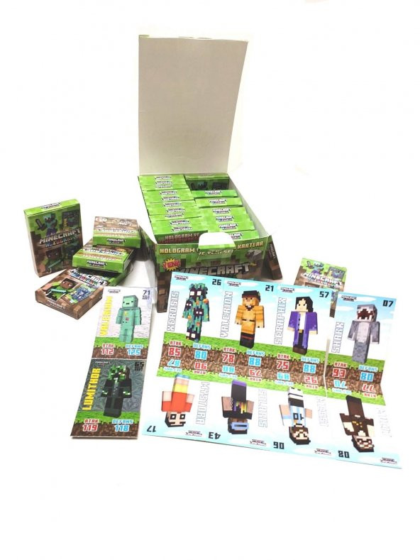 Hayal Sepeti MineCraft Oyun kartı 240 adet - 2